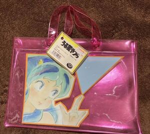 [ regular price 2970 jpy ] new goods Urusei Yatsura vinyl tote bag pink height .. beautiful .la blur m Chan original work manga comics c