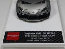 限定メイクアップ/アイドロン 1/43 Toyota GR SUPRA TRD 3000GT CONCEPT SEMA show 2019 30 pcs._画像7