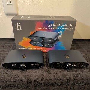 ifi audio ZEN Signature set HFM (ヘッドフォンアンプ DAC バランスケーブル セットZEN CAN ZEN DAC)