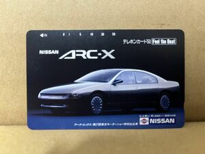 ★NTTテレホンカード★　日産 第27回東京モーターショー特別出品車 ARC-X アーク・エックス