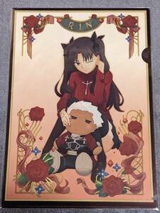 rb60 ★クリアファイル★ FGO Fate/stay night 劇場版 Heaven's Feel　ufotable　2017 マルイ イベント限定 描き下ろし　遠坂凛