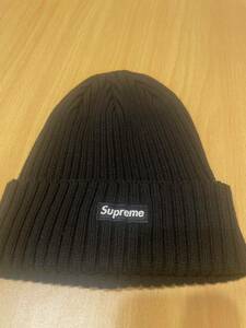 Supreme 22S/S Overdyed Beanie 黒 シュプリーム