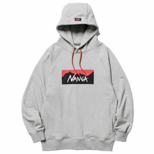 NANGA Eco Hybrid Box Logo Sweat Hoodie S