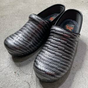 送料無料☆dansko☆プロフェッショナル☆ProXP☆ヘリンボーン柄☆シルバー☆38☆