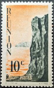 【外国切手】 レユニオン 1947年 発行 ローカルな動機 未使用