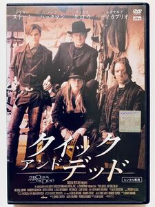 『クイック アンド デッド』中古DVD 監督:サム・ライミ（107分）吹替あり レンタル落ち cast:シャロン・ストーン/レオナルド・ディカプリオ