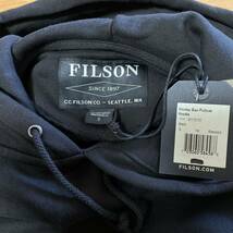 FILSON フィルソン パーカー MからLサイズ相当　ブラック　タグ付き　美品　スウェットパーカー _画像9