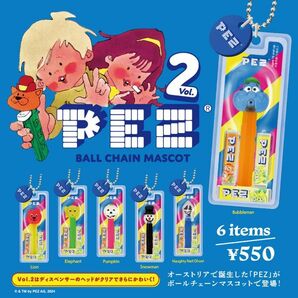 PEZ ボールチェーンマスコット Vol.2 全6種フルコンプリートセット ケンエレファント ガチャ