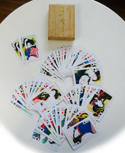 ◆ 木箱入り 浮世絵 Ukiyo-E cards トランプ ◆350円で発送可能◆