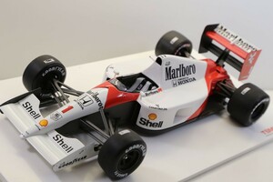 TSM トゥルースケールモデル 1/18 マルボロ マクラーレン ホンダ MP4/6 #1 アイルトン・セナ 1991 日本GP 2位 デカール加工品　62BB0AB