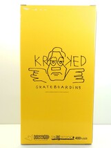 BE@RBRICK ベアブリック クルキット スケートボード マーク・ゴンザレス KROOKED SKATEBOARDS by Mark Gonzales 400%　62ACGEA_画像5