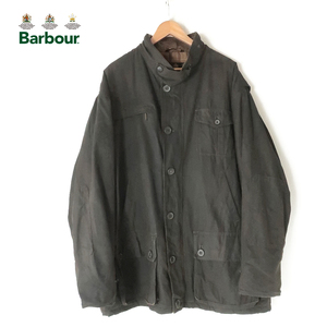 BARBOUR バブアー CANVAS BUSHMAN WATER PROOF ダックジャケット ノンワックス (XL)