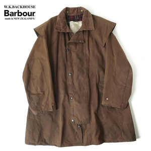 Barbour×BACKHOUSE Stockman's Coat 8oz オイルドジャケット コート ブラウン(48)