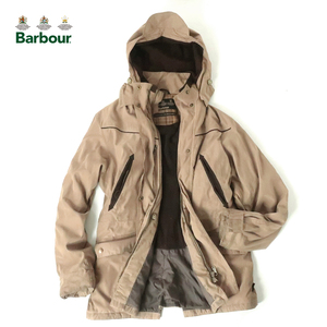 Barbour L1055 LADIES FULBOURN ジャケット ノンワックス/フーディ ブラウン L～LL