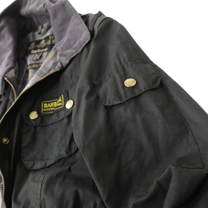 Barbour バブアー INTERNATIONAL FLYWEIGHT ワックスジャケット ブラック 6(M)の画像8