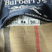 90s スペイン製 Burberrys バーバリー ブルゾン ネイビー×ノバチェック 56(XL)_画像5