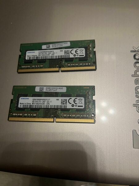 ノートPC用メモリ　8GB（4GB×2）DDR4-2400T