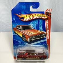 ☆ホットウィール☆ '64 リンカーン コンチネンタル 赤　フレイムス　Hot Wheels _画像2