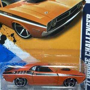 ☆ホットウィール☆ '71 ダッジ チャレンジャー オレンジ Hot Wheels 