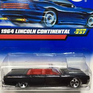 ☆ホットウィール☆ 1964 リンカーン　コンチネンタル　黒　Hot Wheels 