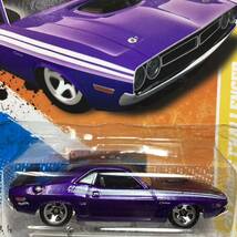 ☆ホットウィール☆ '71 ダッジ チャレンジャー 紫 Hot Wheels _画像1