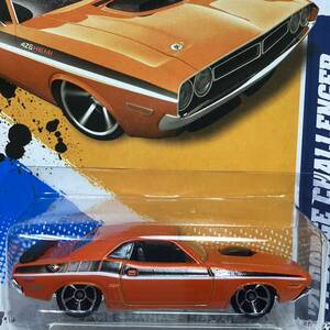 ☆ホットウィール☆ '71 ダッジ チャレンジャー オレンジ Hot Wheels 