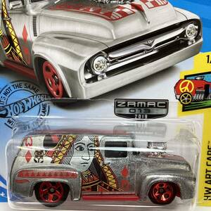 【Walmart限定 ザマック】☆ホットウィール☆ '56 フォード　F-100 ZAMAC Hot Wheels