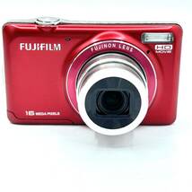 ★実用品★富士フィルム FUJIFILM FinePix JX420 レッド ★ LL298#1008_画像3