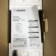 【未使用】　ZOJIRUSHI 象印　空気清浄機　PU-SA35-WA ホワイト　(N60205_5_40h)_画像3