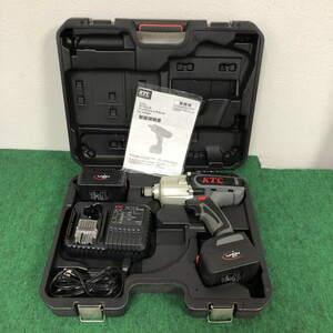 【中古美品】　KTC コードレスインパクトレンチ　セット　JTAE681 JAE681　バッテリー２個　充電器　　(N60229_3_200suy)