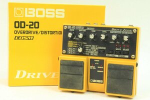 BOSS/ボス 〇 OD-20 ドライブゾーン OVERDRIVE/DISTORTION ツインペダルシリーズ エフェクター エレキギター 〇 #6078