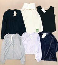 ★未使用 タグ付き レディース 43点 まとめ earth ROPE PICNIC UNIQLO coen トップス スカート ワンピース 等 サイズMIX 卸 現状品 17kg★_画像3