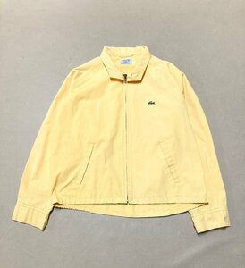 ★IZOD LACOSTE ラコステ スイングトップ ジャケット ハリントンジャケット ブルゾン イエロー アウター メンズ 0.35kg★