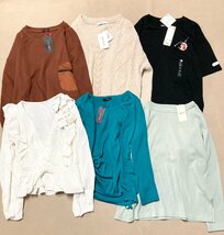 ★未使用 タグ付き レディース 46点 まとめ ROPE PICNIC UNIQLO GU GRL BANANA トップス スカート ワンピース 等 サイズMIX 卸 現状品 16kg_画像4