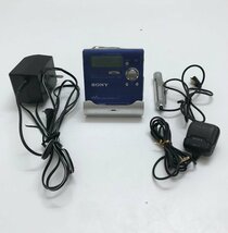 ◆【ジャンク品】 SONY ソニー MD WALKMAN ウォークマン ポータブルMDプレーヤー MINI DISC RECORDER MZ-R909 現状品 (E1)M/G60214/4/0.5_画像1