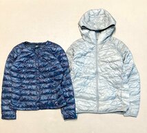 ★UNIQLO ユニクロ ダウン ジャケット ベスト 15点 まとめ ウルトラライト フード ノーカラー アウター 等 サイズMIX 卸 現状品 8kg★_画像7