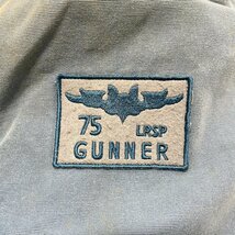 ●AVIREX OFFICER'S UNIFORM アヴィレックス デニムジャケット ワッペン U.S.NAVY 海軍 ミリタリー ブルー系 サイズM メンズ 0.54kg●_画像4