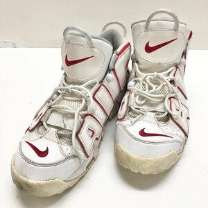 ◆【現状品】NIKE ナイキ AIR MORE UPTEMPO 96 エア モア アップテンポ 921948-102 ハイカット スニーカー ホワイト 30cm 1.15㎏