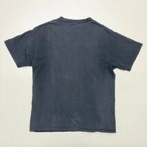 ●STUSSY ステューシー Tシャツ トップス クルーネック 半袖 プリント ビッグデザイン ブラック系 コットン100% サイズL メンズ 0.23kg●_画像2