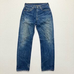 ●Levi's リーバイス デニム パンツ 501xx バレンシア工場 555 セルビッチ ビッグE ボタンフライ 赤耳 W32/L36 ブルー系 メンズ 0.78kg●