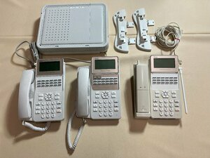 ☆NTT東日本 ビジネスフォン まとめ 主装置 B1-ME-(1) 電話機 A1-(18)STEL-(B1)(W) 他 通信機器 オフィス 卸 ジャンク 6.25kg☆