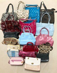 ★COACH コーチ バッグ 19点 まとめ シグネチャー レザー キャンバス トートバッグ ショルダーバッグ ハンドバッグ 等 卸 現状品 10.2kg★