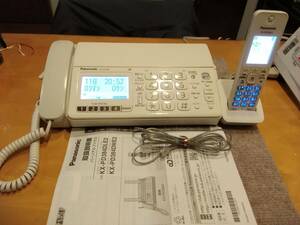 1_2016 year made e Dion model [ manual Chinese character display cordless handset attaching FAX memory reception trouble telephone .... respondent .]Panasonic Panasonic FAX machine KX-PD384DLE2