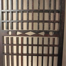 【送料込み】黒檀　組子の飾り板2枚　管理番号（1535）デッドストック　木製彫刻　塗り仕上　1枚あたり幅7.5㎝×高さ31.2㎝×厚み5.5㎜_画像6