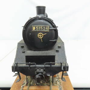 KSB-85【 鉄道模型 】 D51型 過熱テンダー機関車 D51528 金属製 現状品 全長(台座)約94cm ジャンクの画像6