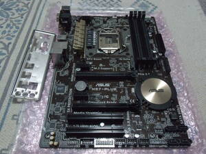 【即決・送料込み】ASUS H97-PLUS Rev 1.05 LGA1150 ATXマザーボード IOパネル付属 動作品