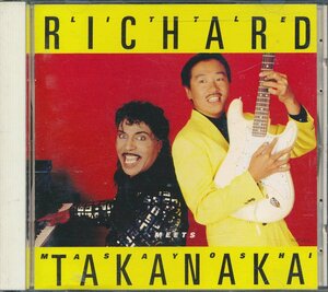 洋楽┃高中正義│タカナカマサヨシ┃リトル・リチャード│Richard Meets Takanaka┃東芝ＥＭＩTOCT-6619│1992.08.05年│2600円┃管理7692