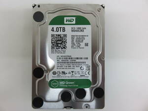 WD Western Digital WD40EZRX 4TB 3.5インチ SATA HDD 使用時間1603時間 動作確認済 正常判定 中古 美品