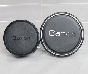 0208120 【良品 キヤノン】 Canon FD レンズリアキャップ＆内径60mm(フィルター径 58mm) かぶせ式 メタルレンズキャップ