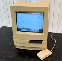 Apple Macintosh Classic II　+　BlueSCSI　+　マウス　+　FPUカード　メンテナンス済み・動作・美品_画像1